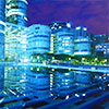 Paris, nuite � la Defense